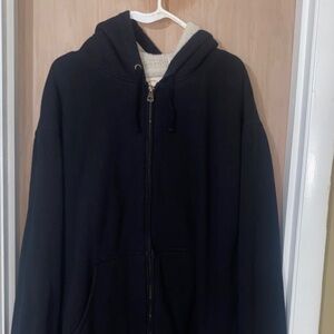 Weatherproof Men's Black Zip Up Sweater